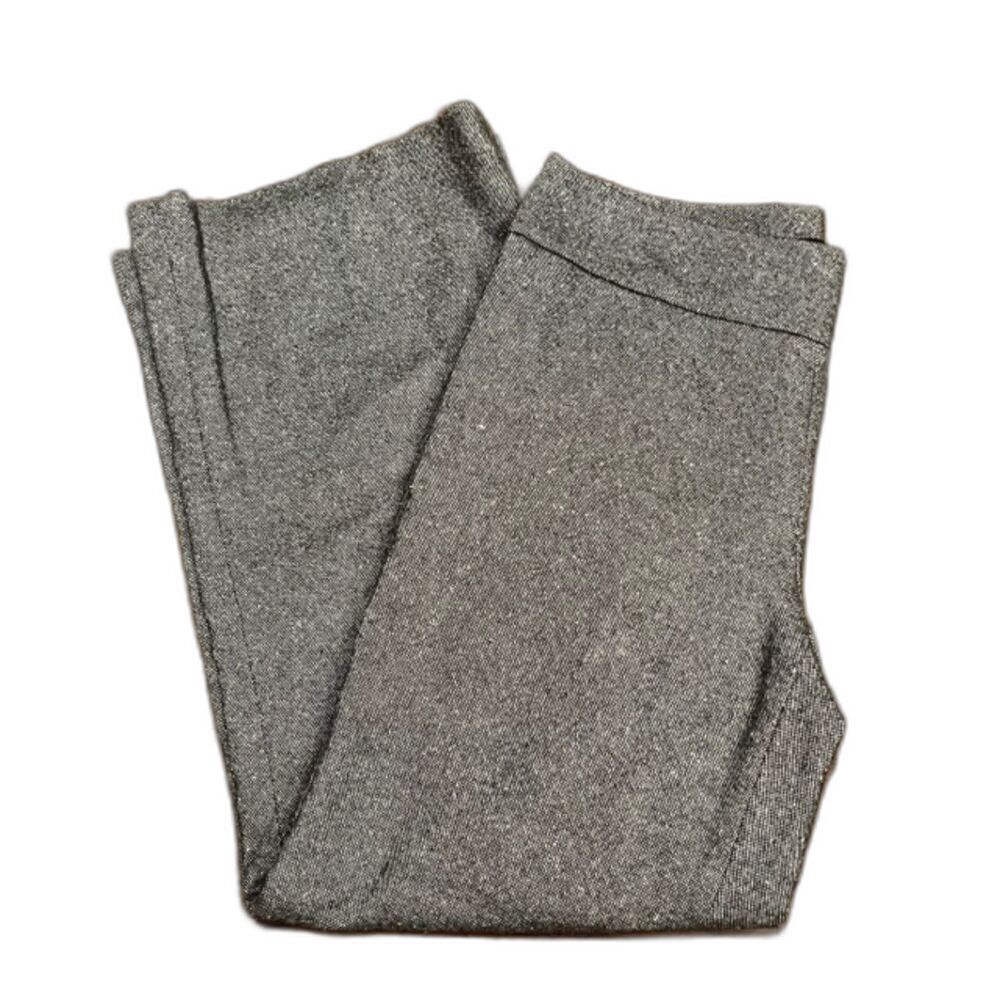 Talbots Classic Wide Leg Tweed Dress Pants Trousers Side Zip Women's Size 6